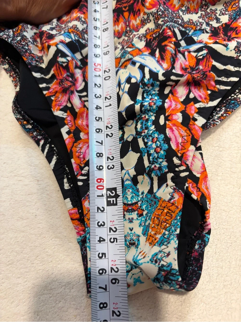 Red Carter Multicolor Kaleidoscope Print One-Piece Swimsuit